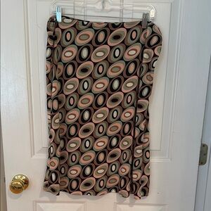 Geometric Patterned Skirt - Multicolor